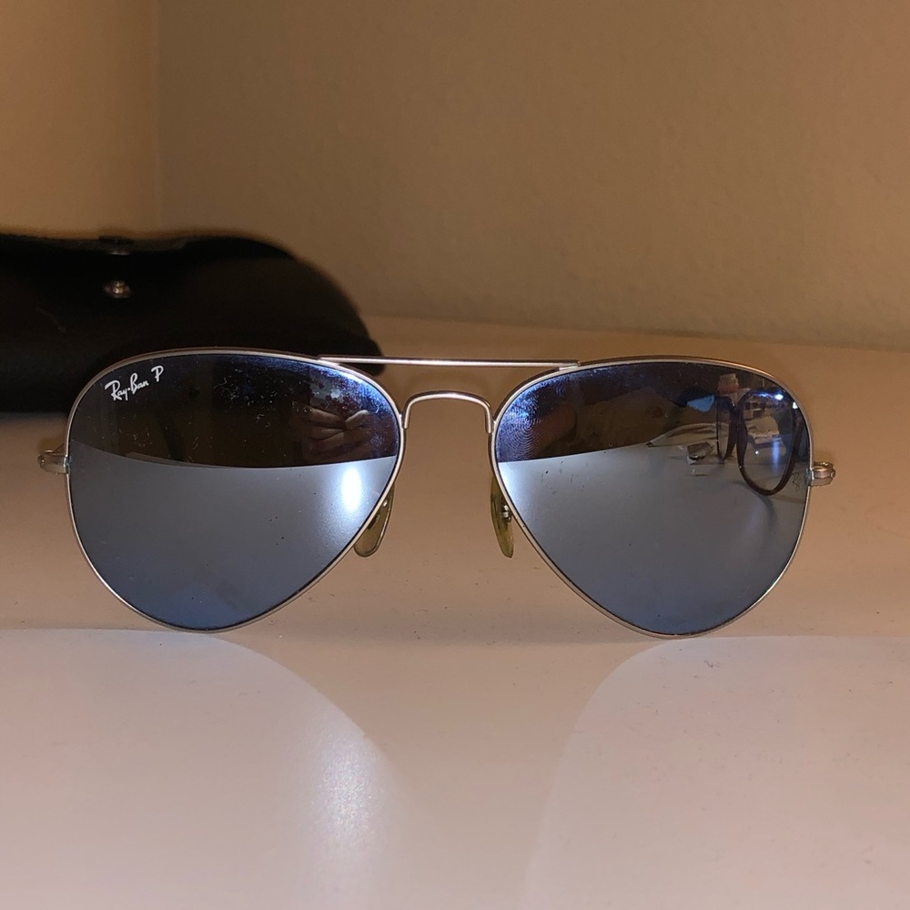 RAYBAN silver aviators